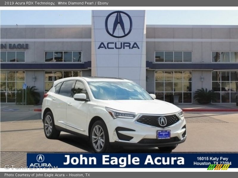 White Diamond Pearl / Ebony 2019 Acura RDX Technology
