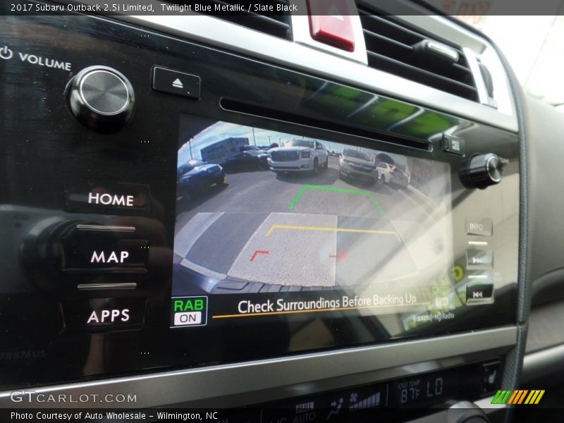 Twilight Blue Metallic / Slate Black 2017 Subaru Outback 2.5i Limited