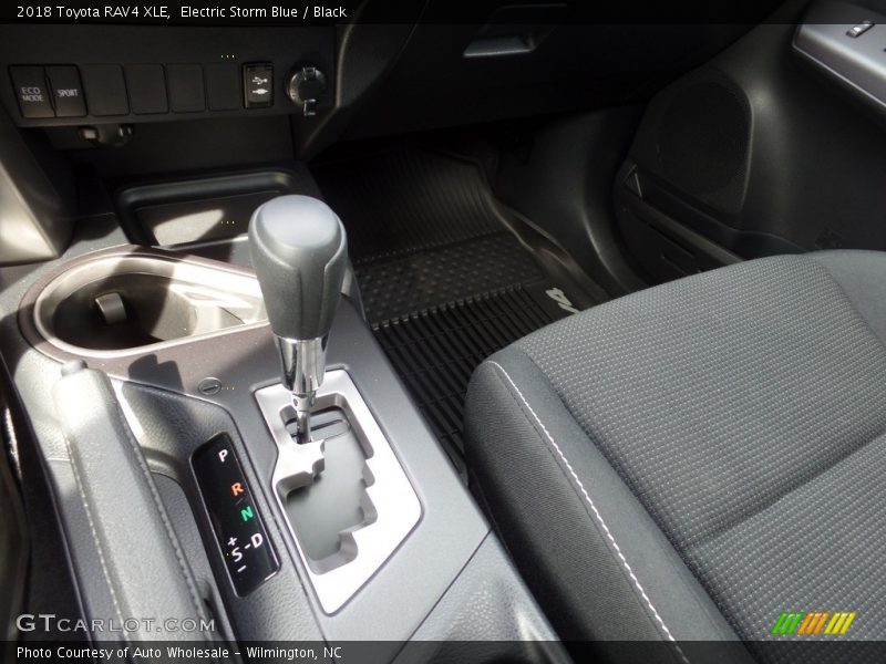 Electric Storm Blue / Black 2018 Toyota RAV4 XLE