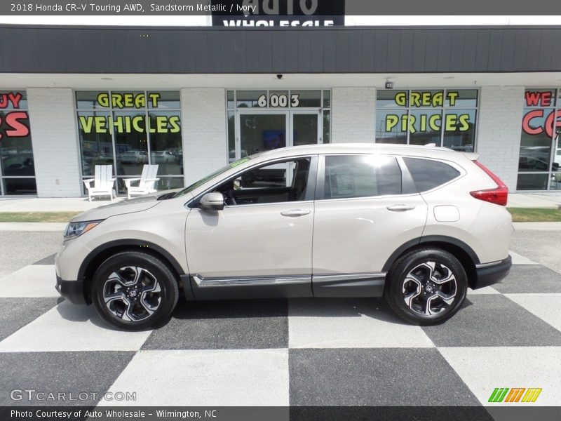 Sandstorm Metallic / Ivory 2018 Honda CR-V Touring AWD