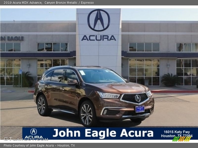 Canyon Bronze Metallic / Espresso 2019 Acura MDX Advance