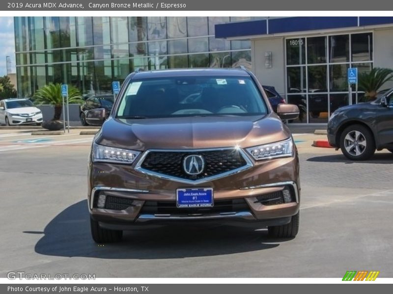 Canyon Bronze Metallic / Espresso 2019 Acura MDX Advance