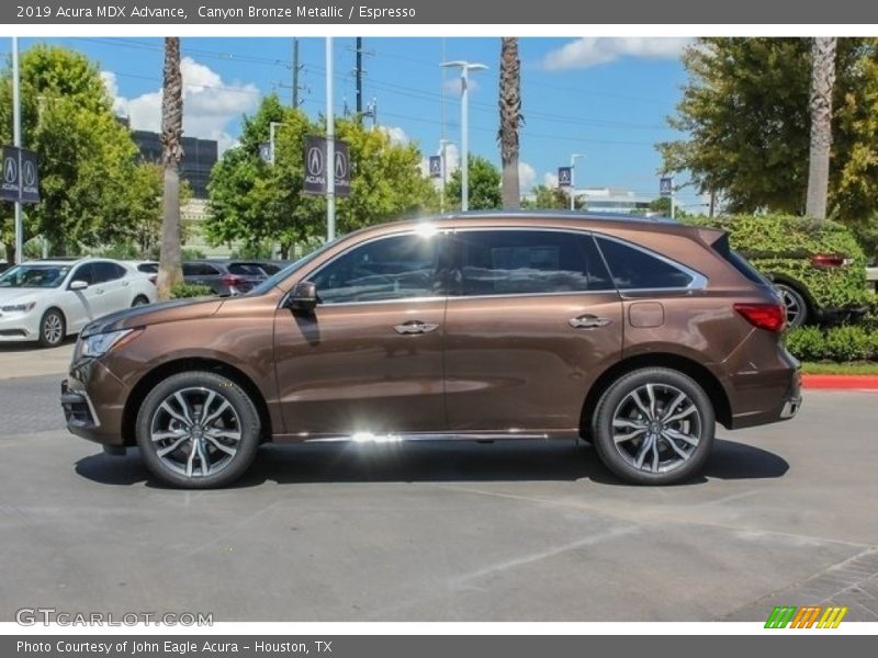 Canyon Bronze Metallic / Espresso 2019 Acura MDX Advance