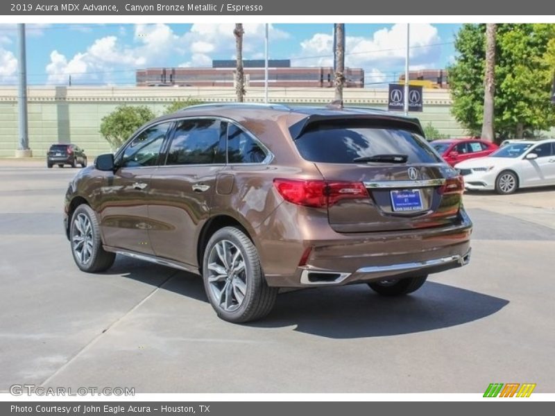 Canyon Bronze Metallic / Espresso 2019 Acura MDX Advance