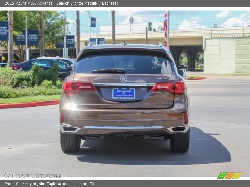 Canyon Bronze Metallic / Espresso 2019 Acura MDX Advance