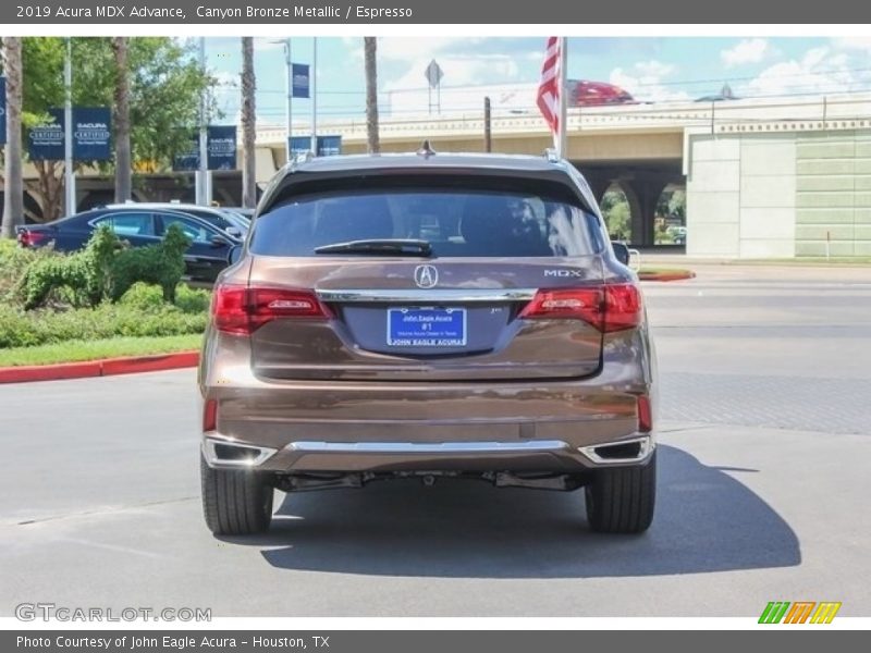 Canyon Bronze Metallic / Espresso 2019 Acura MDX Advance