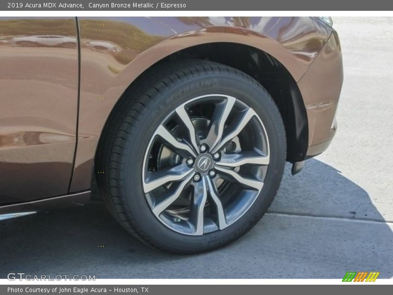 Canyon Bronze Metallic / Espresso 2019 Acura MDX Advance