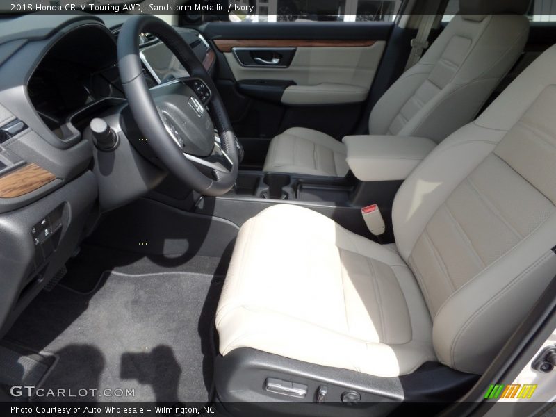 Sandstorm Metallic / Ivory 2018 Honda CR-V Touring AWD