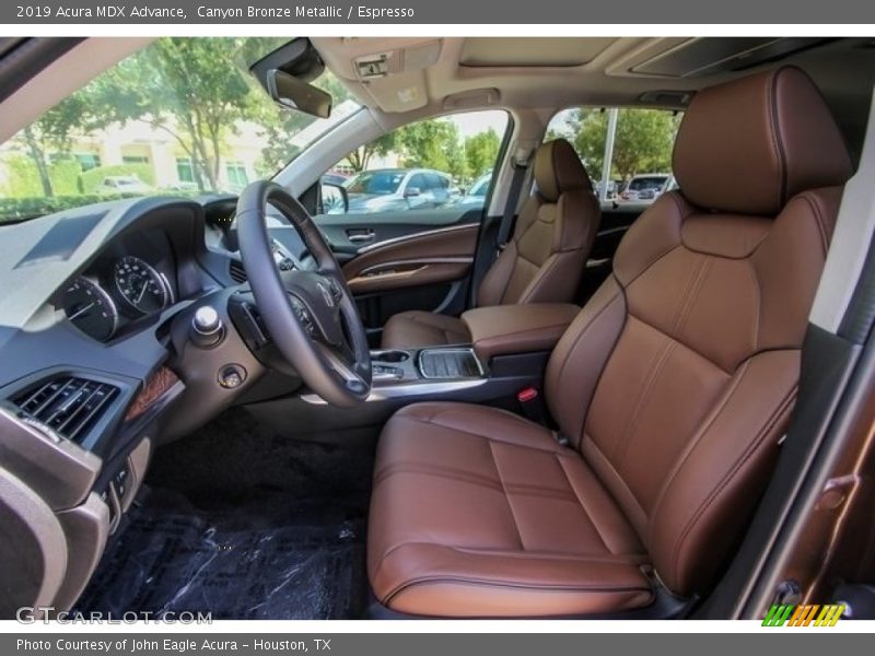 Canyon Bronze Metallic / Espresso 2019 Acura MDX Advance