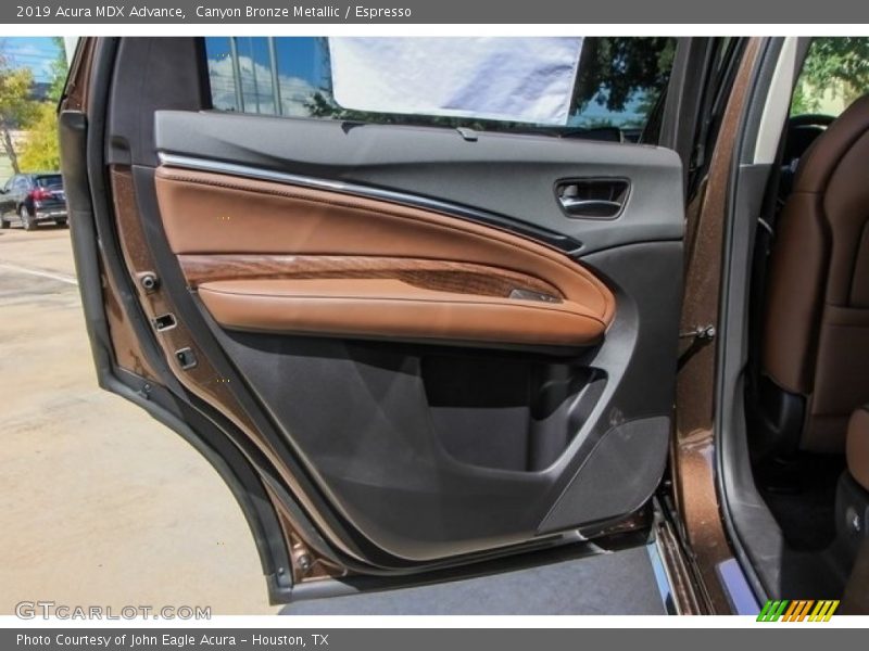 Canyon Bronze Metallic / Espresso 2019 Acura MDX Advance