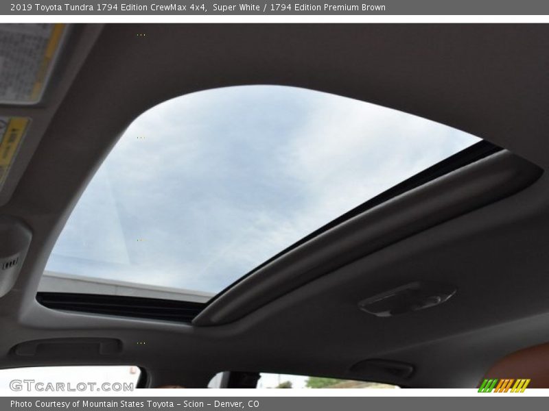 Super White / 1794 Edition Premium Brown 2019 Toyota Tundra 1794 Edition CrewMax 4x4