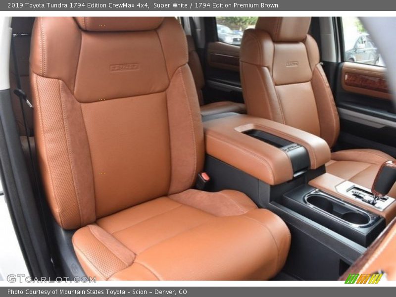 Super White / 1794 Edition Premium Brown 2019 Toyota Tundra 1794 Edition CrewMax 4x4