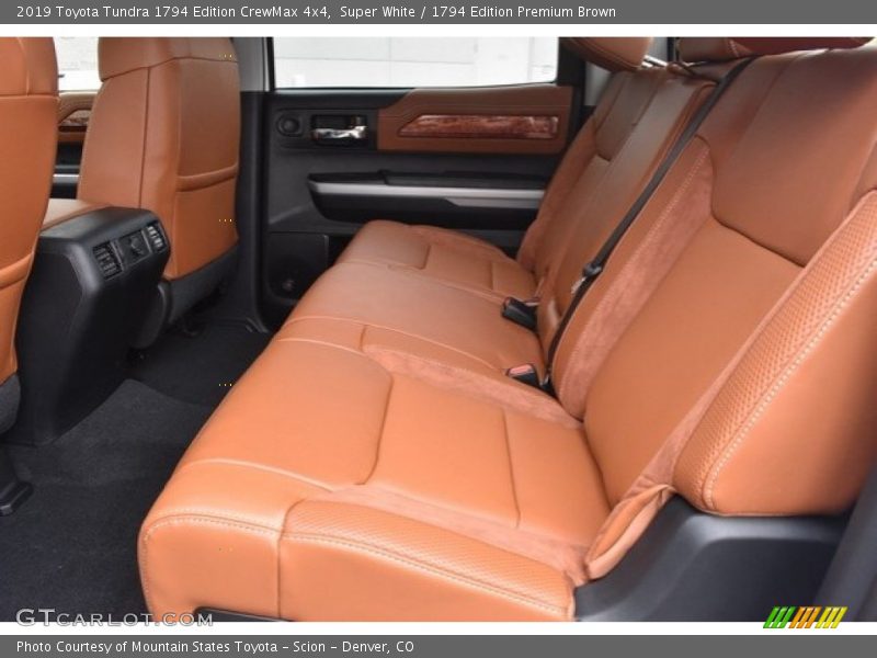 Rear Seat of 2019 Tundra 1794 Edition CrewMax 4x4