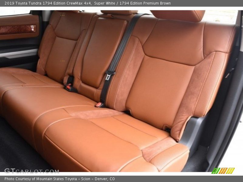Rear Seat of 2019 Tundra 1794 Edition CrewMax 4x4