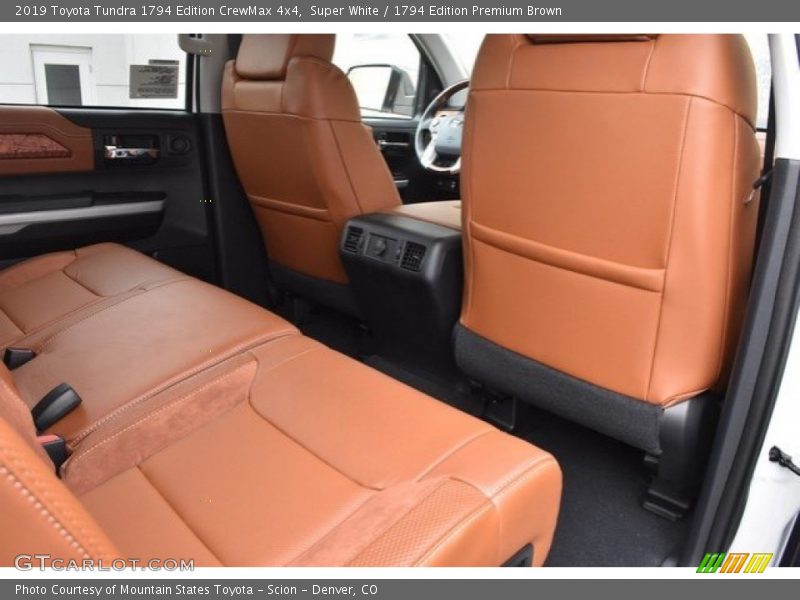 Super White / 1794 Edition Premium Brown 2019 Toyota Tundra 1794 Edition CrewMax 4x4
