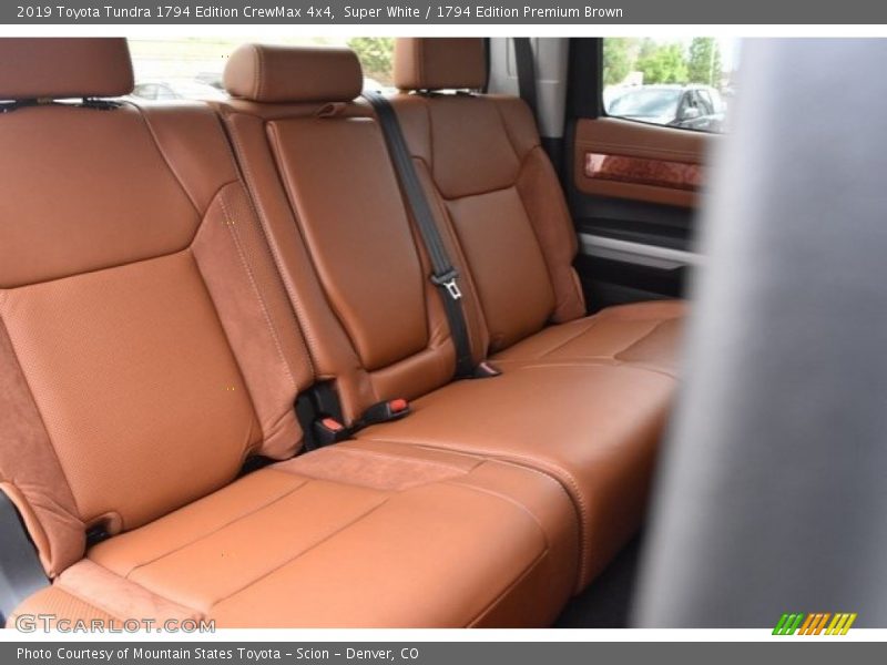 Rear Seat of 2019 Tundra 1794 Edition CrewMax 4x4