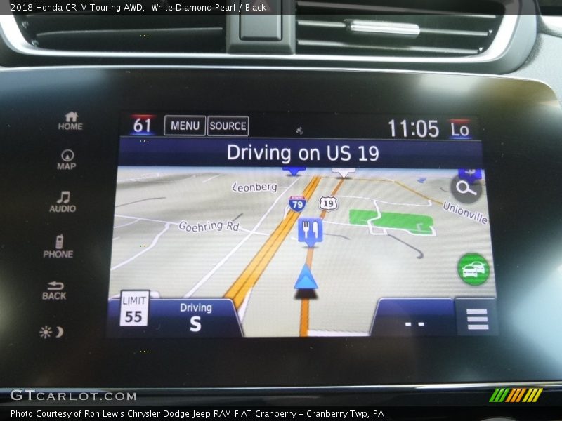 Navigation of 2018 CR-V Touring AWD