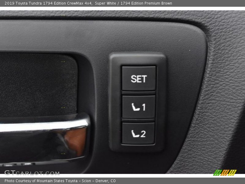 Super White / 1794 Edition Premium Brown 2019 Toyota Tundra 1794 Edition CrewMax 4x4