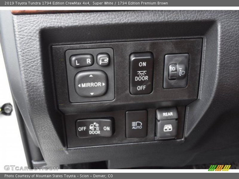 Controls of 2019 Tundra 1794 Edition CrewMax 4x4