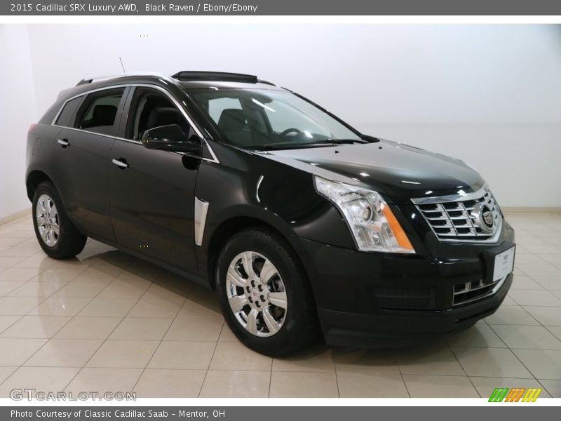 Black Raven / Ebony/Ebony 2015 Cadillac SRX Luxury AWD
