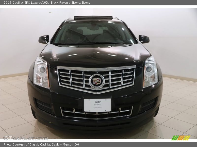 Black Raven / Ebony/Ebony 2015 Cadillac SRX Luxury AWD