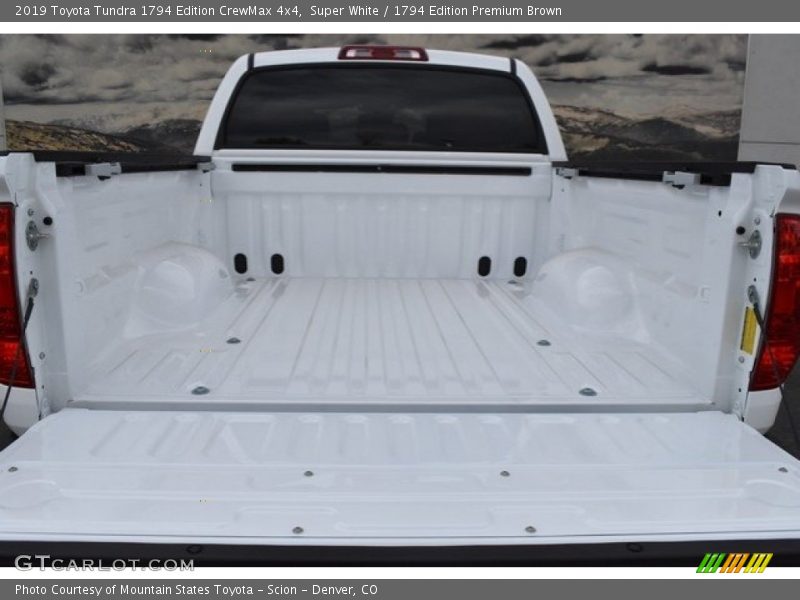 Super White / 1794 Edition Premium Brown 2019 Toyota Tundra 1794 Edition CrewMax 4x4