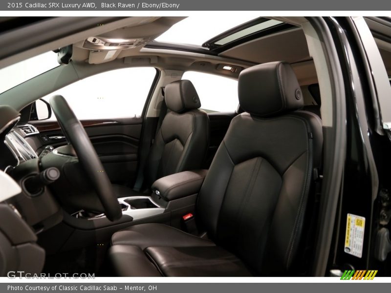 Black Raven / Ebony/Ebony 2015 Cadillac SRX Luxury AWD