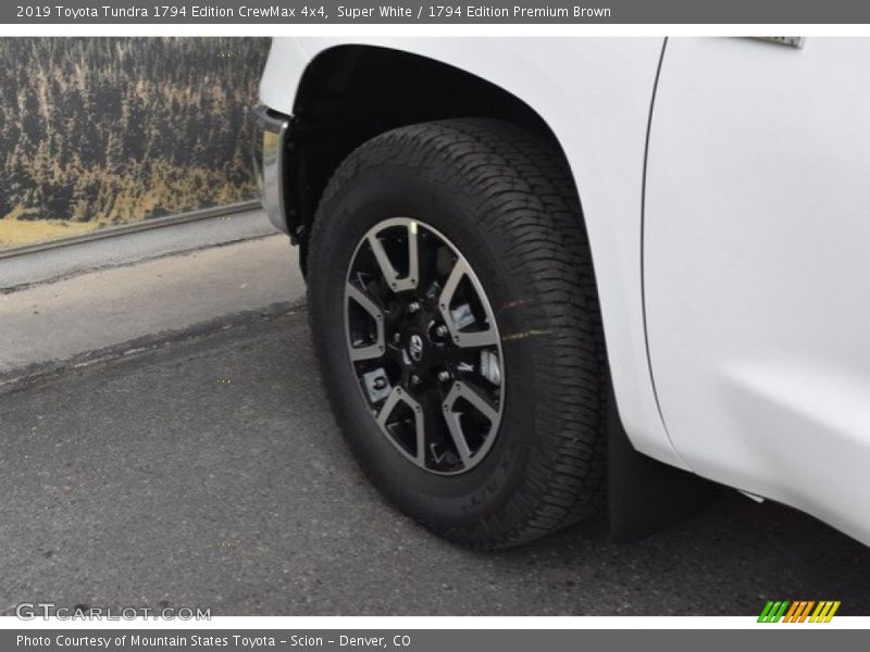Super White / 1794 Edition Premium Brown 2019 Toyota Tundra 1794 Edition CrewMax 4x4