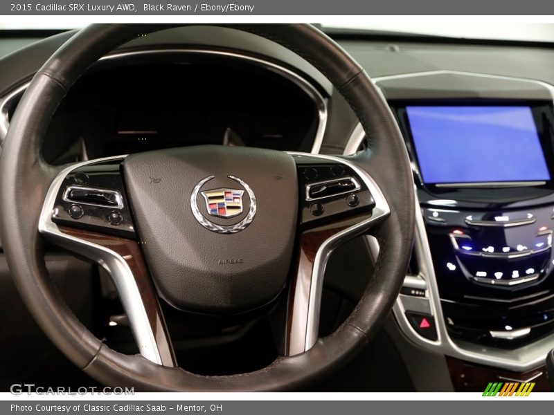Black Raven / Ebony/Ebony 2015 Cadillac SRX Luxury AWD