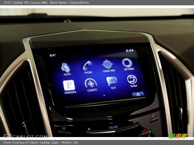 Black Raven / Ebony/Ebony 2015 Cadillac SRX Luxury AWD