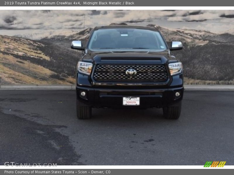 Midnight Black Metallic / Black 2019 Toyota Tundra Platinum CrewMax 4x4