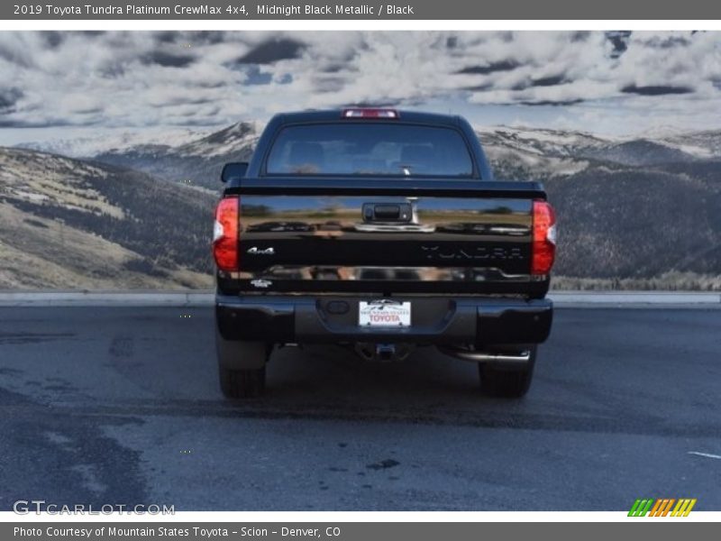 Midnight Black Metallic / Black 2019 Toyota Tundra Platinum CrewMax 4x4