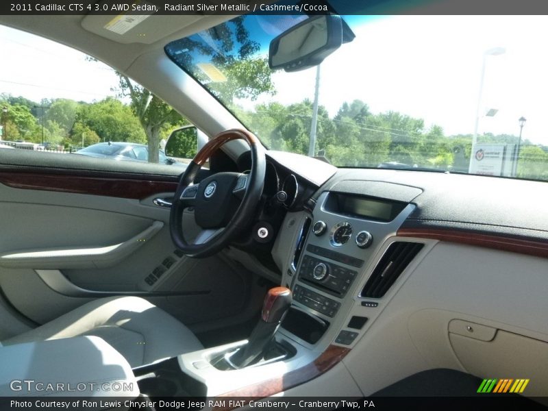 Radiant Silver Metallic / Cashmere/Cocoa 2011 Cadillac CTS 4 3.0 AWD Sedan