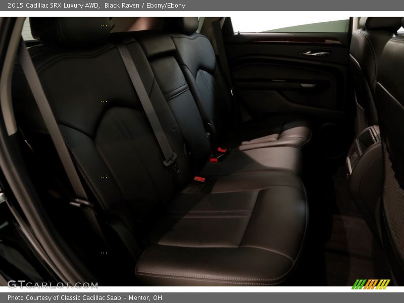 Black Raven / Ebony/Ebony 2015 Cadillac SRX Luxury AWD