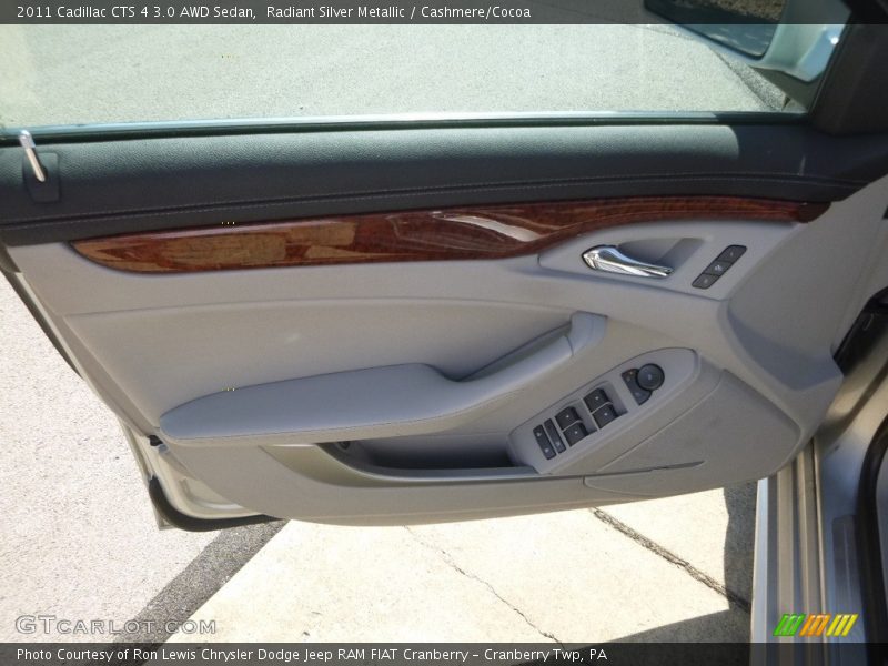 Radiant Silver Metallic / Cashmere/Cocoa 2011 Cadillac CTS 4 3.0 AWD Sedan