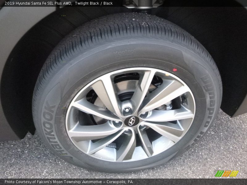 Twilight Black / Black 2019 Hyundai Santa Fe SEL Plus AWD