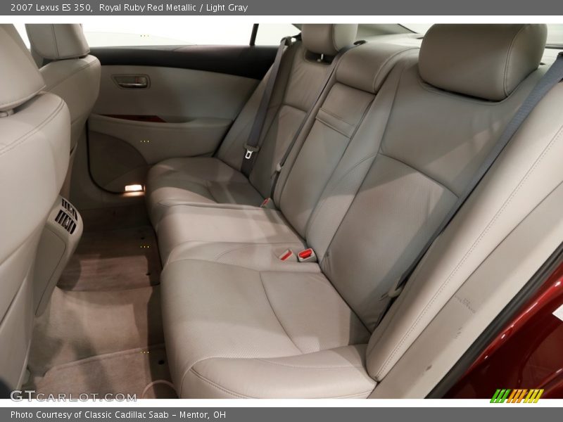 Royal Ruby Red Metallic / Light Gray 2007 Lexus ES 350
