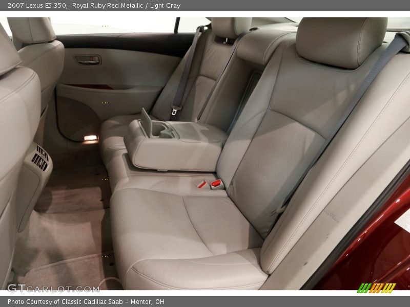 Royal Ruby Red Metallic / Light Gray 2007 Lexus ES 350