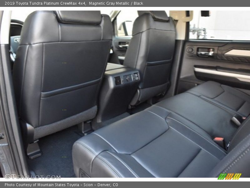 Rear Seat of 2019 Tundra Platinum CrewMax 4x4