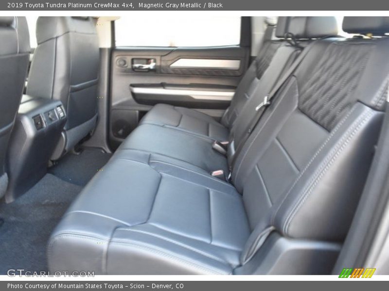 Rear Seat of 2019 Tundra Platinum CrewMax 4x4