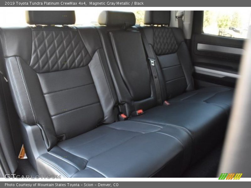 Rear Seat of 2019 Tundra Platinum CrewMax 4x4