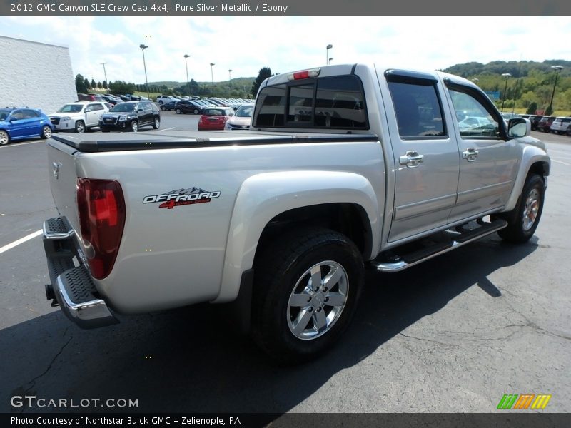 Pure Silver Metallic / Ebony 2012 GMC Canyon SLE Crew Cab 4x4