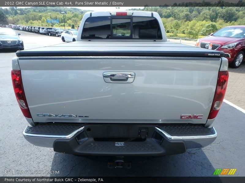 Pure Silver Metallic / Ebony 2012 GMC Canyon SLE Crew Cab 4x4