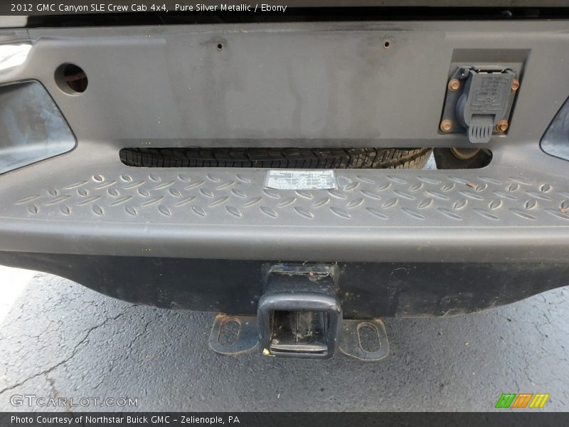 Pure Silver Metallic / Ebony 2012 GMC Canyon SLE Crew Cab 4x4