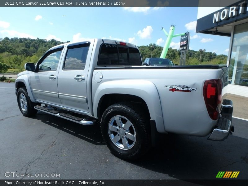 Pure Silver Metallic / Ebony 2012 GMC Canyon SLE Crew Cab 4x4