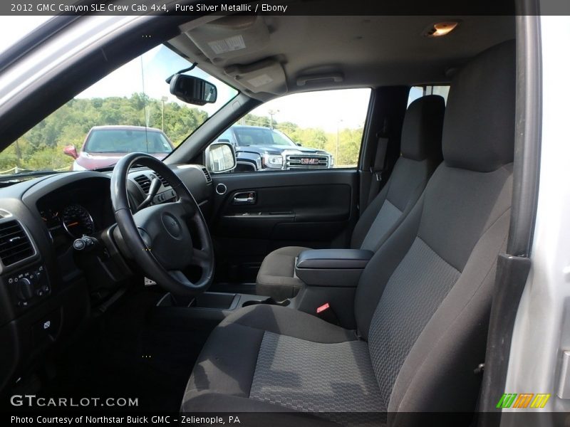 Pure Silver Metallic / Ebony 2012 GMC Canyon SLE Crew Cab 4x4