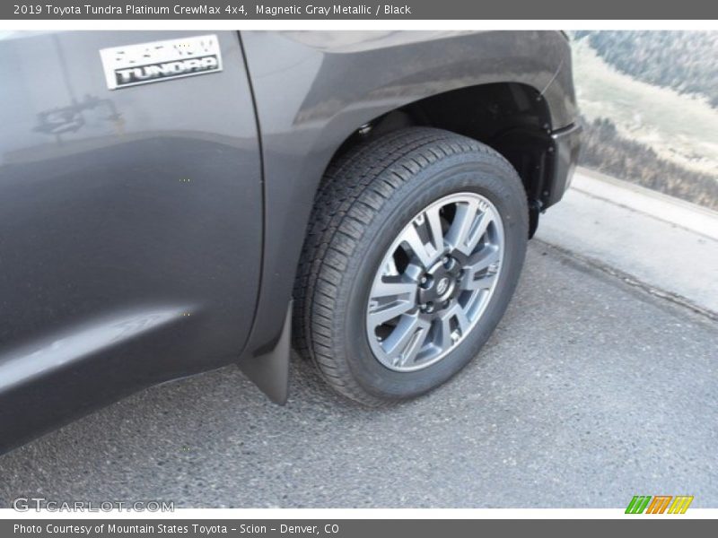 Magnetic Gray Metallic / Black 2019 Toyota Tundra Platinum CrewMax 4x4