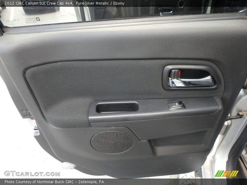 Pure Silver Metallic / Ebony 2012 GMC Canyon SLE Crew Cab 4x4