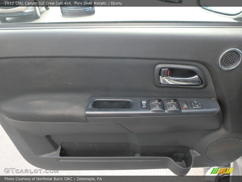 Pure Silver Metallic / Ebony 2012 GMC Canyon SLE Crew Cab 4x4