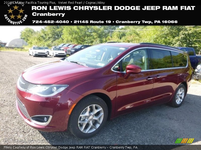 Velvet Red Pearl / Cognac/Alloy 2019 Chrysler Pacifica Touring Plus